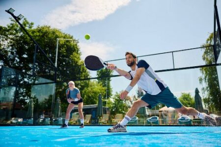 Partie de padel à Barcelone