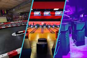 Activité EVG à Barcelone: pack karting bowling laser game