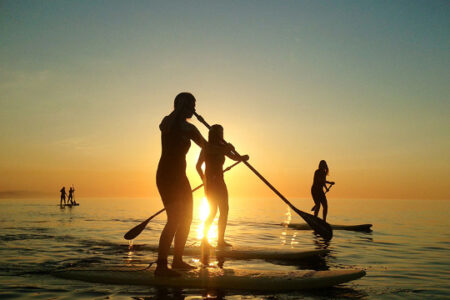 Activité EVJF à Barcelone stand up paddle