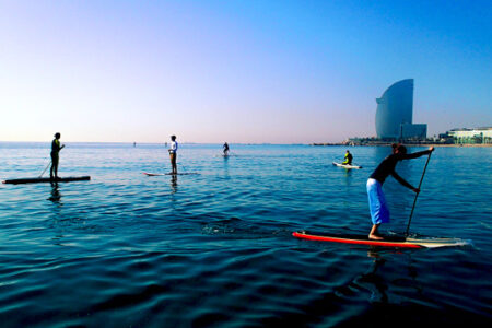 Activité EVG / EVJF à Barcelone : Stand Up Paddle